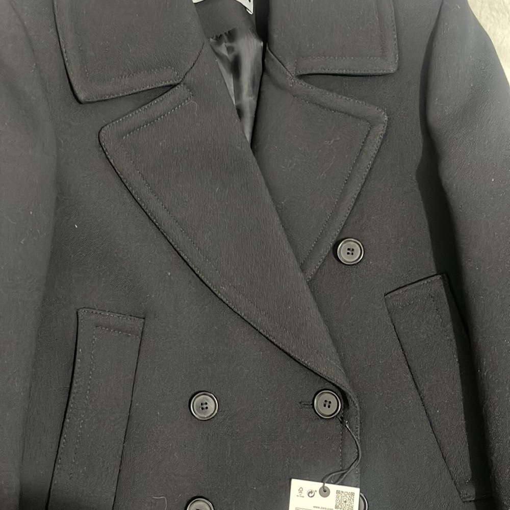 Zara Black Tailored Blazer with Notched Lapels - Picture 7 of 7